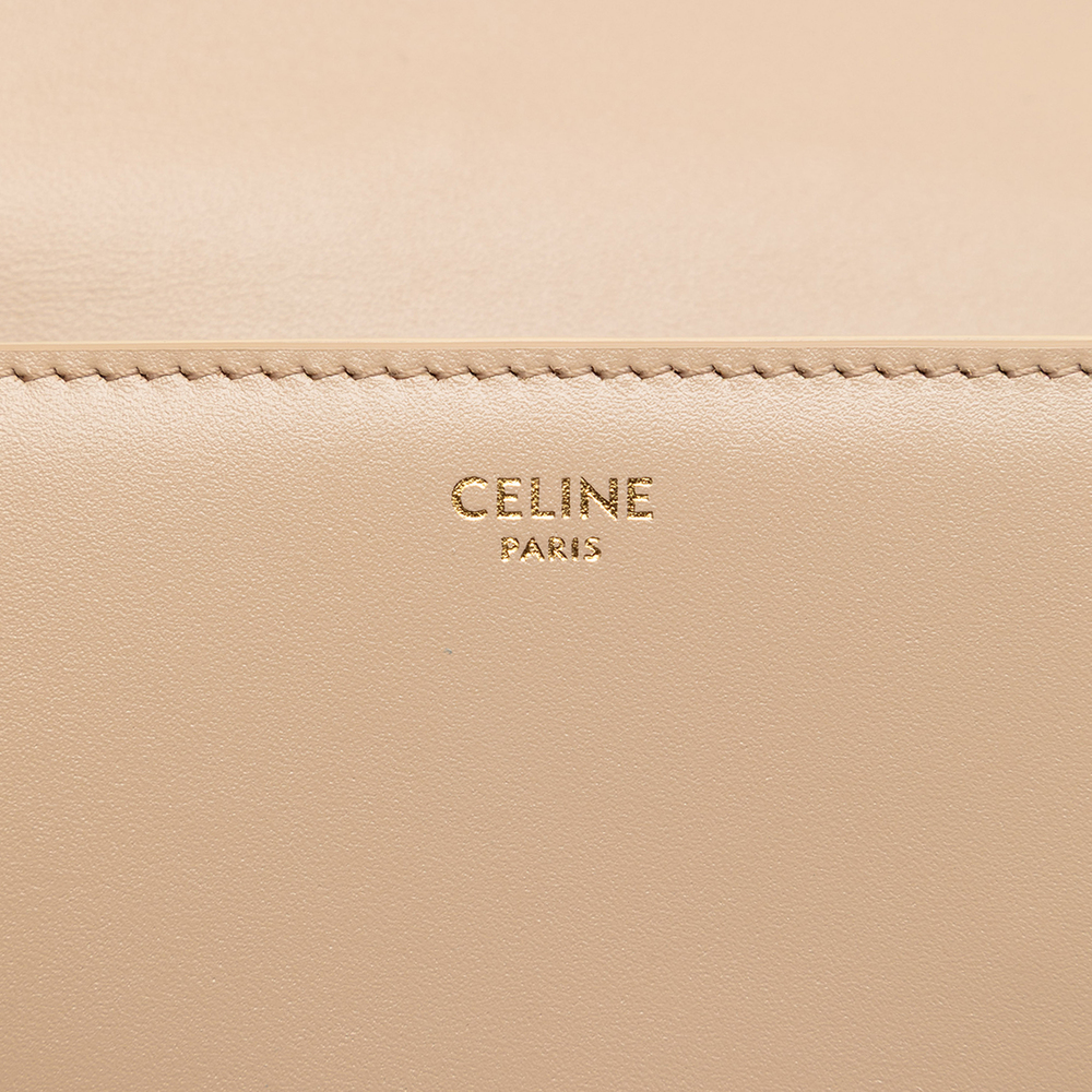 Pre-Loved Celine Medium Calfskin Triomphe Frame Crossbody - Picture 5 of 6